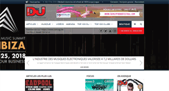 Desktop Screenshot of djmag.be