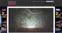 Desktop Screenshot of djmag.com